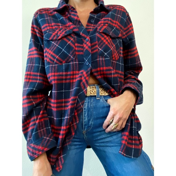 Ci Sono Tops - Ci sono flannel button down xl